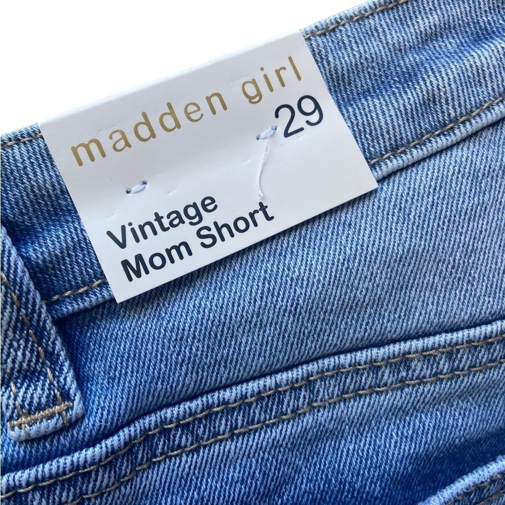 NWT Madden Girl Womens High Rise Vintage Mom Shorts - Picture 10 of 12